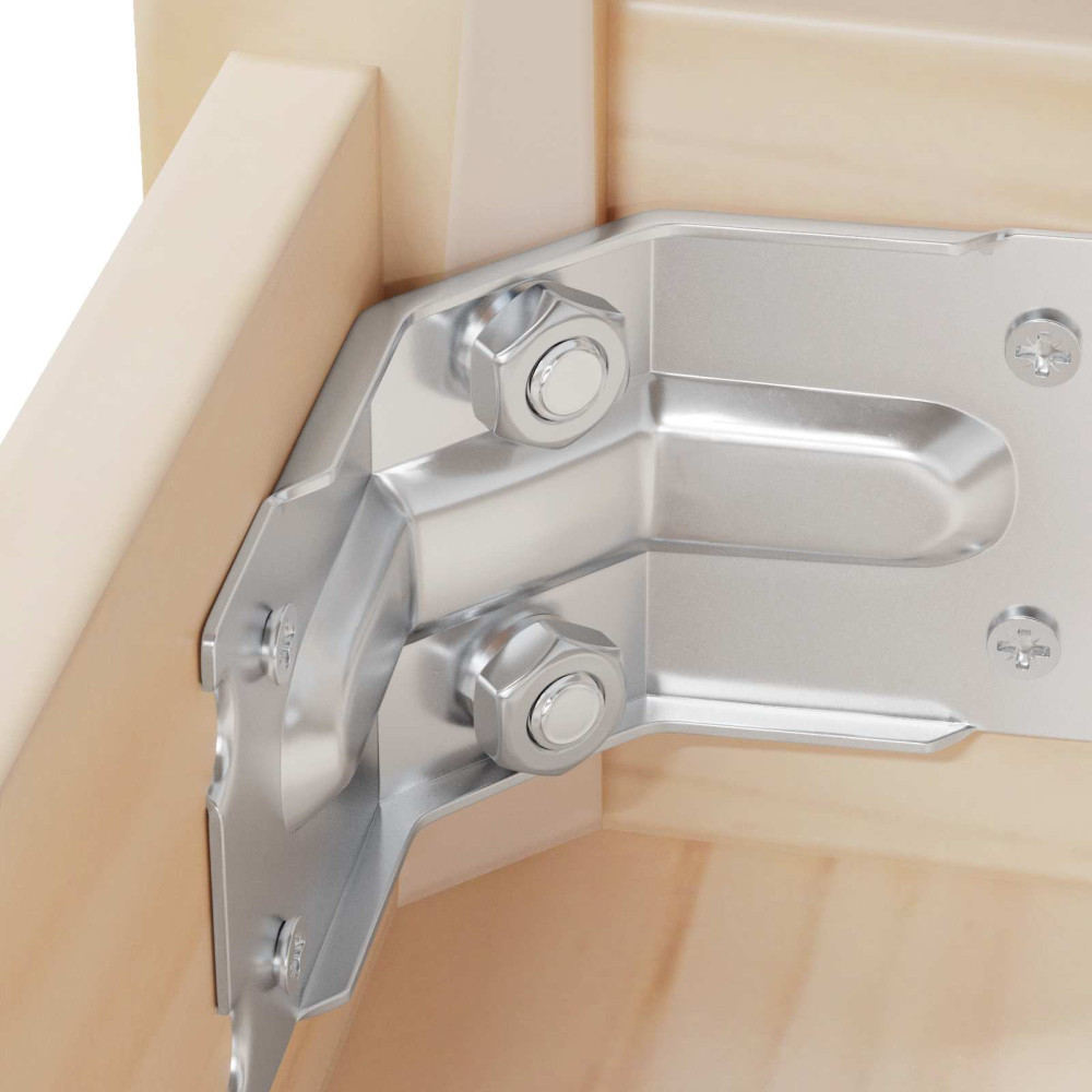 Produktbild för Sexkantig mutter 12 pcs Silver m8 Metall