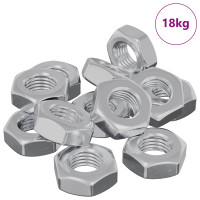 Produktbild för Sexkantig mutter 3600 pcs Silver Metall