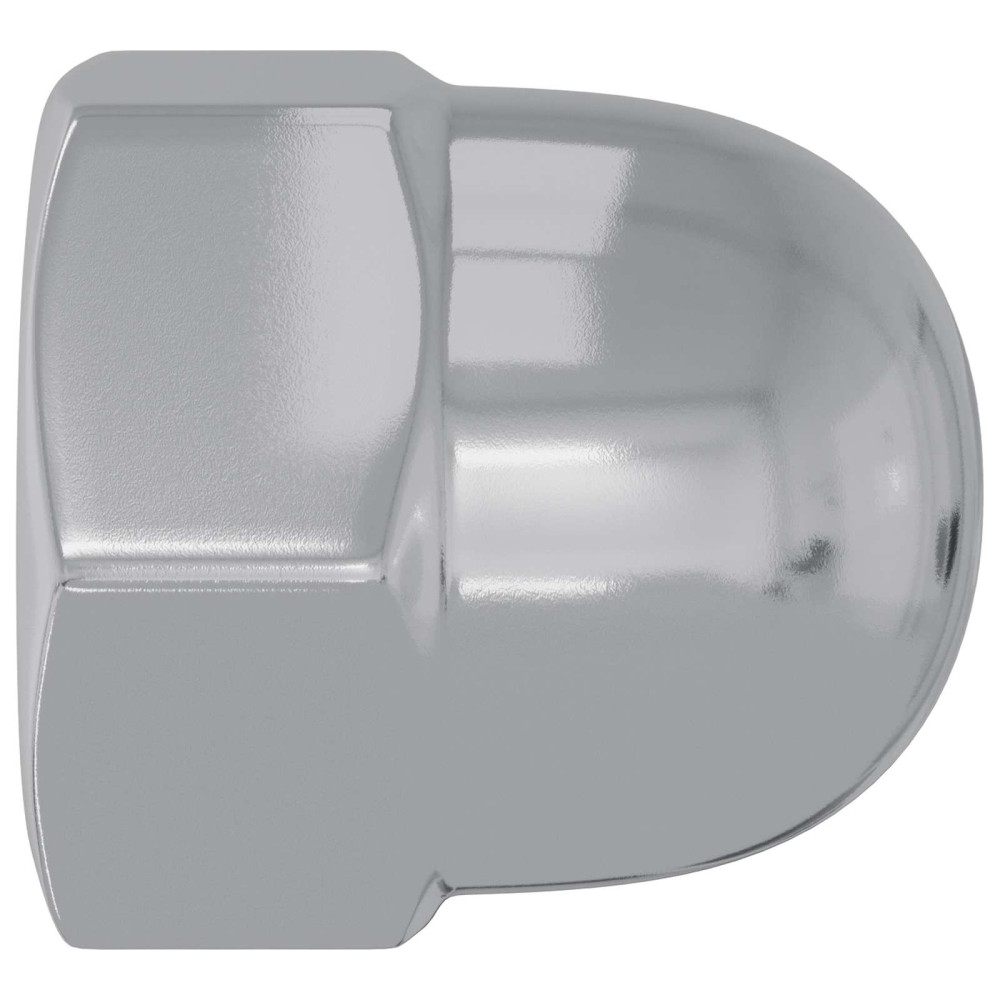 Produktbild för Sexkantiga ekollonnötter 12 pcs Silver m8 Metall