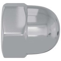 Produktbild för Sexkantiga ekollonnötter 12 pcs Silver m8 Metall