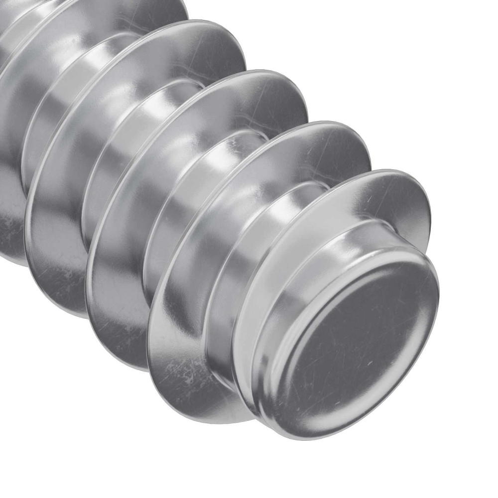 Produktbild för Skruv 2 pcs Silver M6 x 12 mm Järn