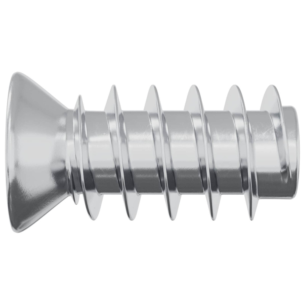 Produktbild för Skruv 12 pcs Silver M6 x 12 mm Järn