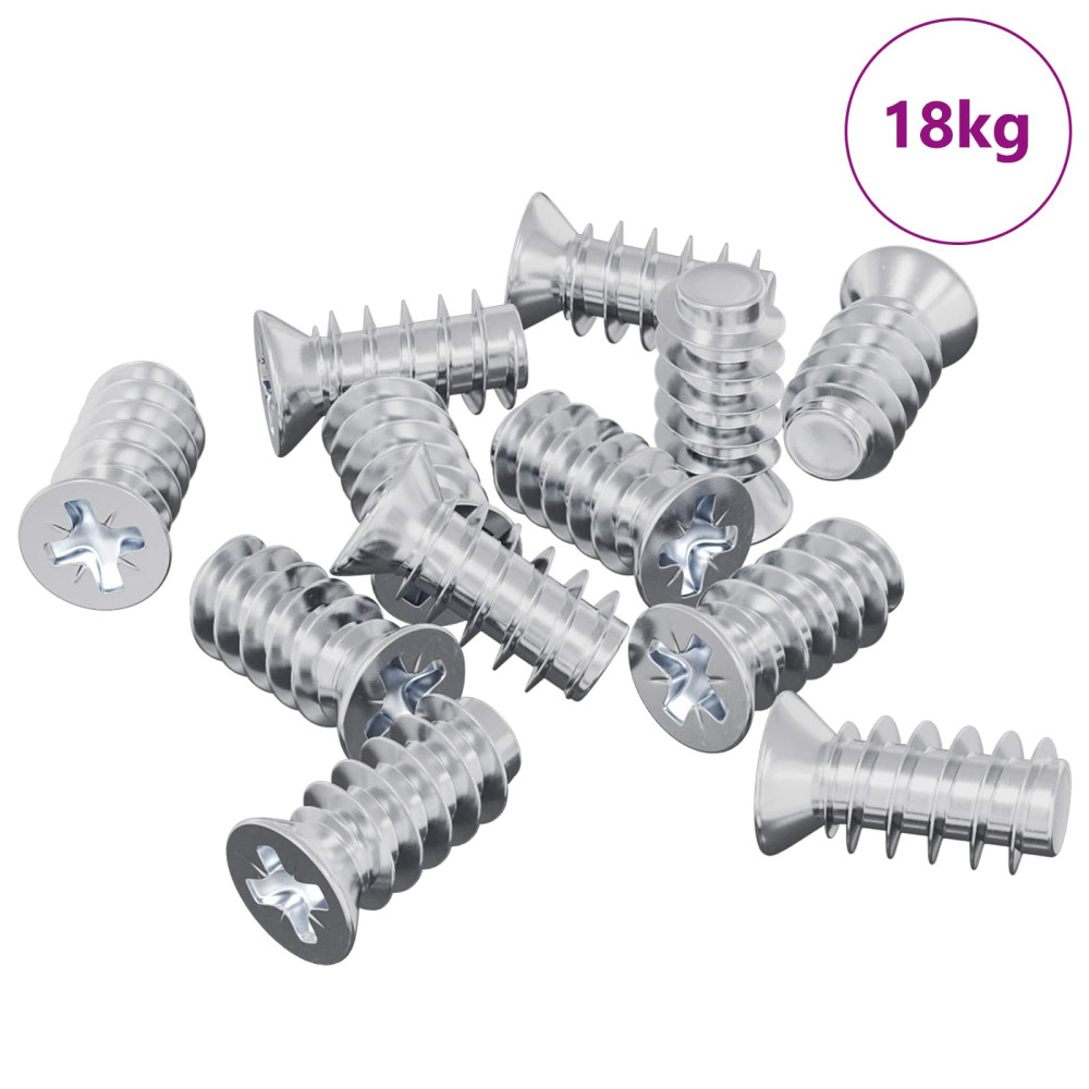 Produktbild för Skruv 10909 pcs Silver M6 x 12 mm Järn