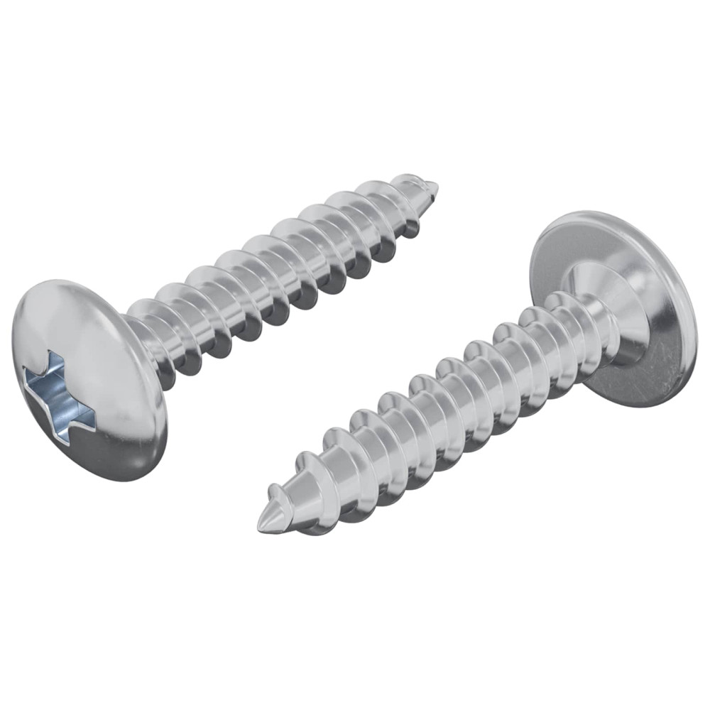 Produktbild för Självgängande spik 2 pcs Zinkbelagd 4 x 20 mm Stål