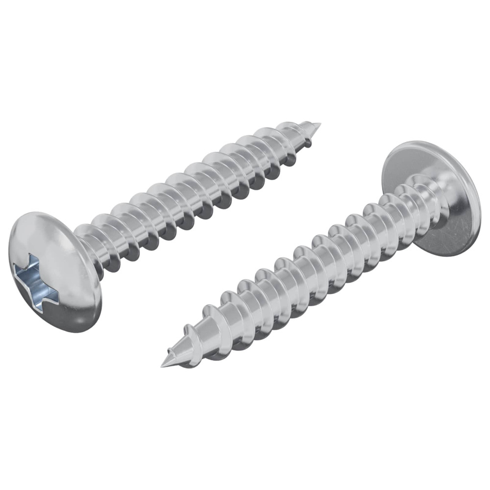Produktbild för Självgängande spik 2 pcs Zinkbelagd 4 x 25 mm Stål