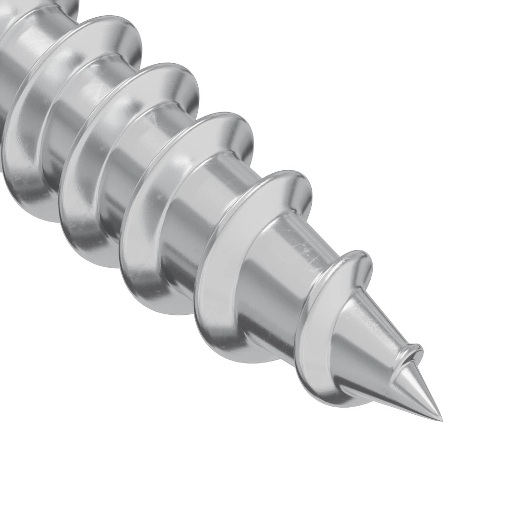 Produktbild för Träskruv 2 pcs Silver M4 x 28 mm Järn