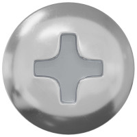 Produktbild för Träskruv 12 pcs Silver M4 x 28 mm Järn