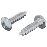 Produktbild för Skruv 2 pcs Silver M4 x 16 mm Stål