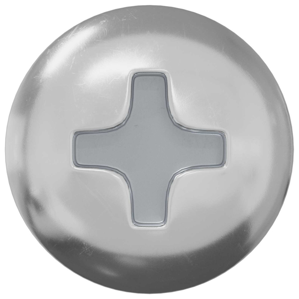Produktbild för Skruv 12 pcs Silver M4 x 16 mm Stål
