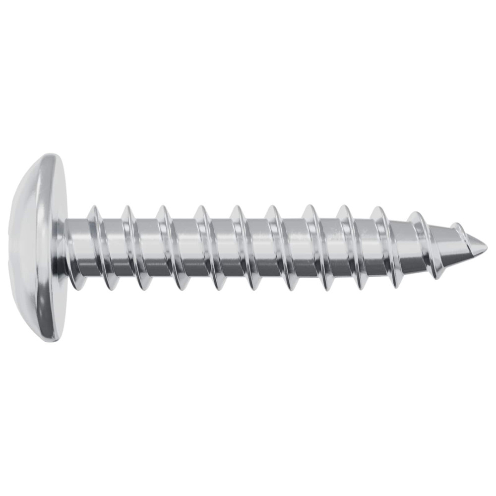 Produktbild för Träskruvar 10976 pcs Silver Stål