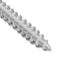Produktbild för Träskruvar 12 pcs Silver M4 x 25 mm Stål