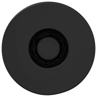 Produktbild för Hylssfranskruv 12 pcs Svart M5 x 40 mm Järn