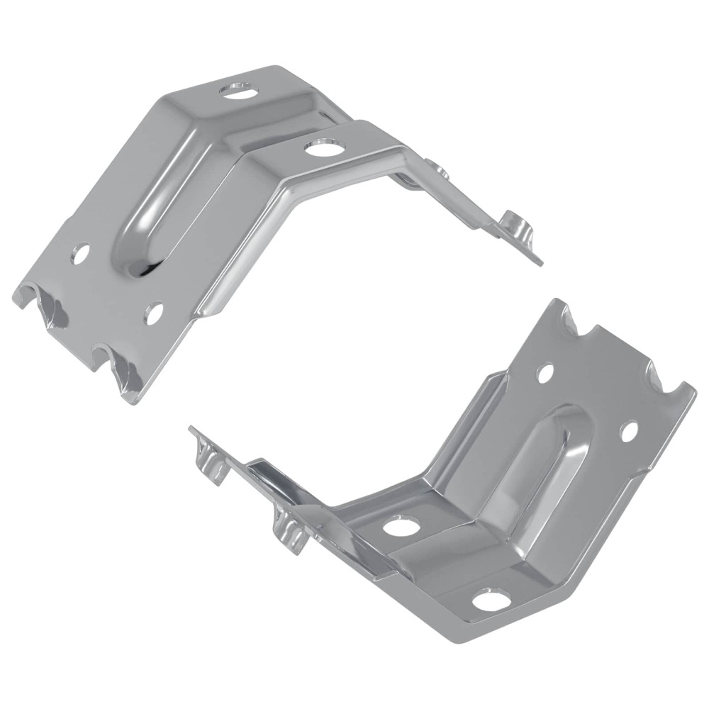 Produktbild för Fäste 2 pcs Zinkbelagd 106 x 55 x 1,5mm Stål