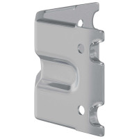 Produktbild för Fäste 2 pcs Zinkbelagd 106 x 55 x 1,5mm Stål