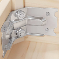 Produktbild för Fäste 2 pcs Zinkbelagd 106 x 55 x 1,5mm Stål