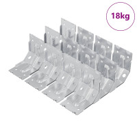 Produktbild för Fäste 212 pcs Zinkbelagd 106 x 55 x 1,5mm Stål