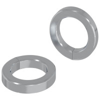 Produktbild för Fjädrande tvätt 2 pcs Vit 13 x 1 mm Järn