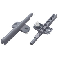 Produktbild för Mjukstängande Dämpare 2 pcs Grå 125 x 47 x 15 mm PP