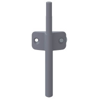 Produktbild för Mjukstängande Dämpare 12 pcs Grå 125 x 47 x 15 mm PP
