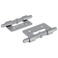 Produktbild för Lås 2 pcs Silver 46 x 17 x 1,2 mm Stål
