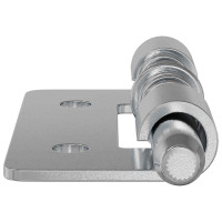 Produktbild för Lås 2 pcs Silver 46 x 17 x 1,2 mm Stål
