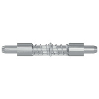 Produktbild för Lås 2 pcs Silver 46 x 17 x 1,2 mm Stål