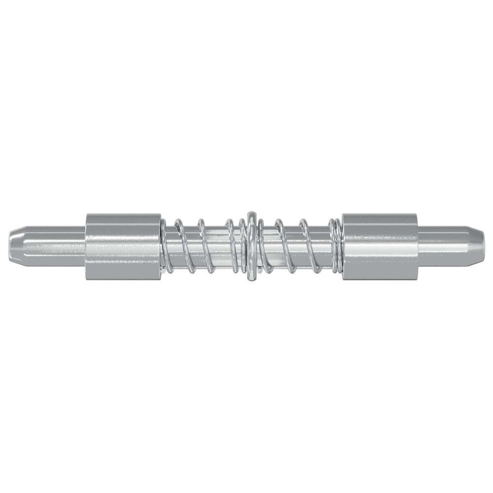 Produktbild för Lås 2 pcs Silver 46 x 17 x 1,2 mm Stål