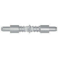 Produktbild för Lås 2 pcs Silver 46 x 17 x 1,2 mm Stål