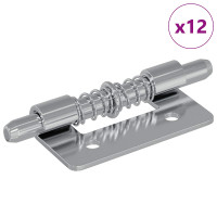 Produktbild för Lås 12 pcs Silver 46 x 17 x 1,2 mm Stål