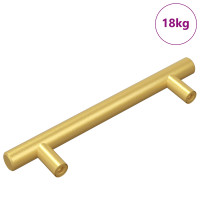 Produktbild för Skåphandtag 510 pcs Guld 150 mm Rostfritt stål