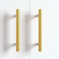 Produktbild för Skåphandtag 510 pcs Guld 150 mm Rostfritt stål