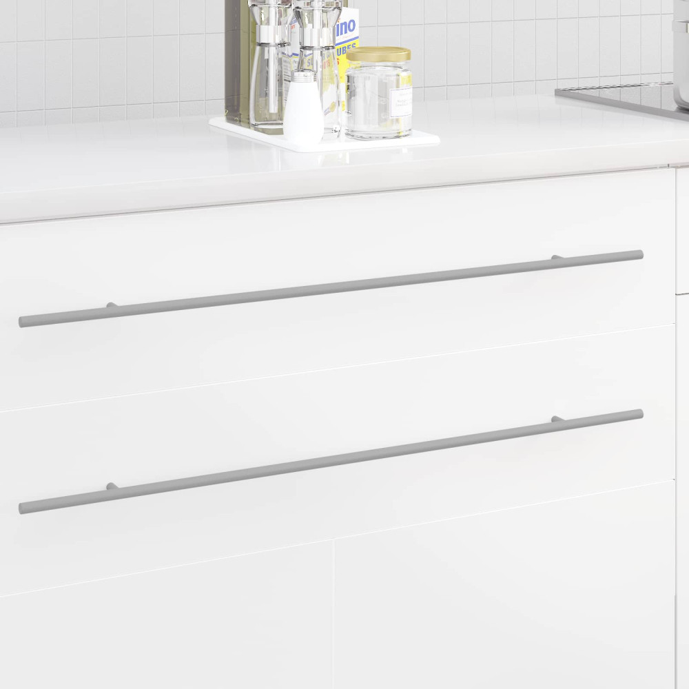 Produktbild för Skåphandtag 12 pcs Silver 800 mm Rostfritt stål