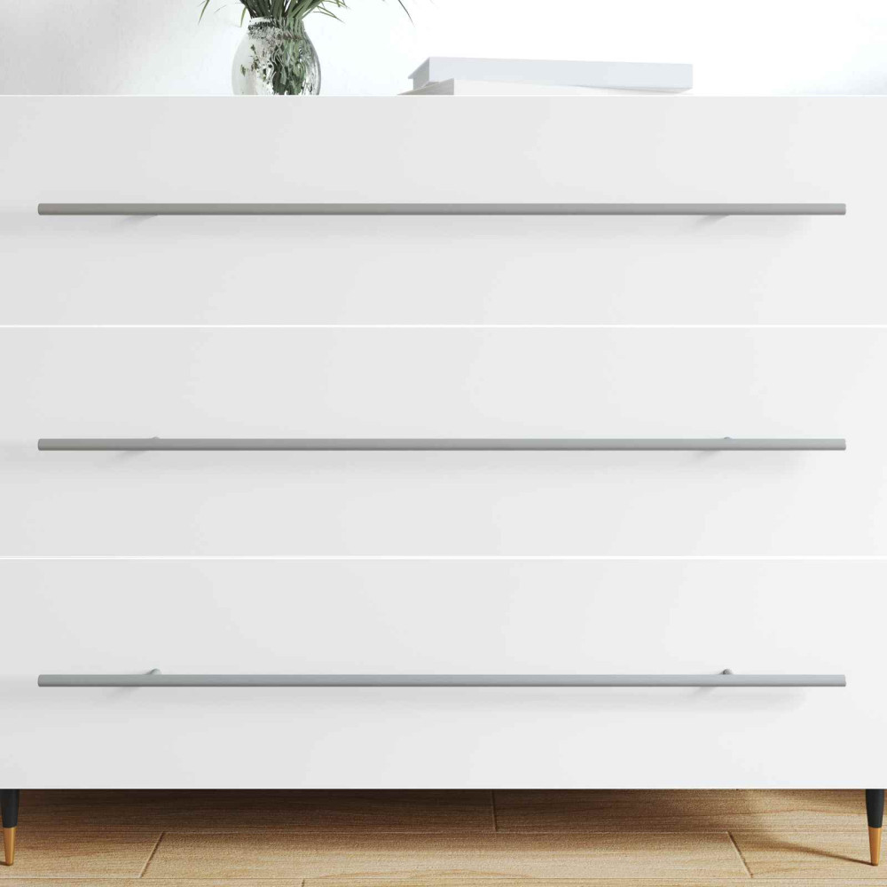 Produktbild för Skåphandtag 12 pcs Silver 800 mm Rostfritt stål