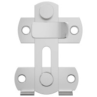 Produktbild för Dörrlås 12 pcs Silver 70 x 8 mm Stål