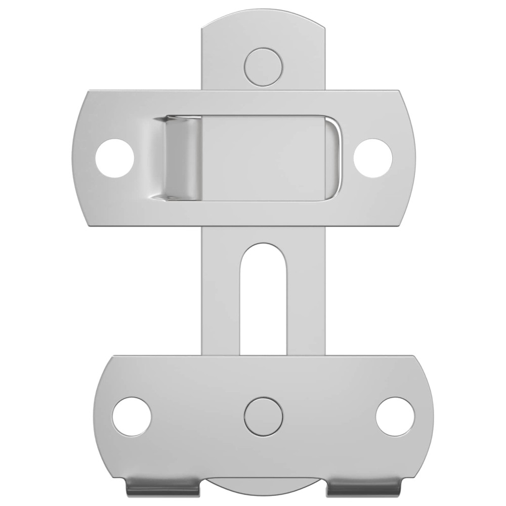 Produktbild för Dörrlås 12 pcs Silver 70 x 8 mm Stål