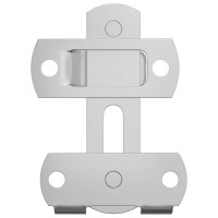 Produktbild för Dörrlås 12 pcs Silver 70 x 8 mm Stål