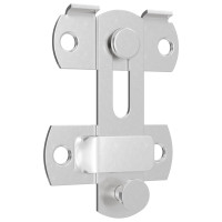 Produktbild för Dörrlås 423 pcs Silver 70 x 8 mm Stål