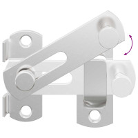 Produktbild för Dörrlås 423 pcs Silver 70 x 8 mm Stål