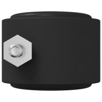 Produktbild för Hjul 12 pcs Svart 40,1 x 37,8 mm PP och järn