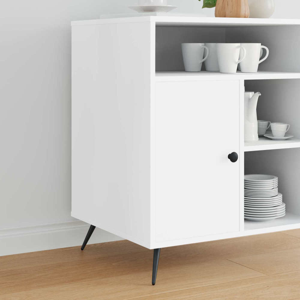 Produktbild för Stående fötter 2 pcs Svart 56 x 56 x 100 mm Järn