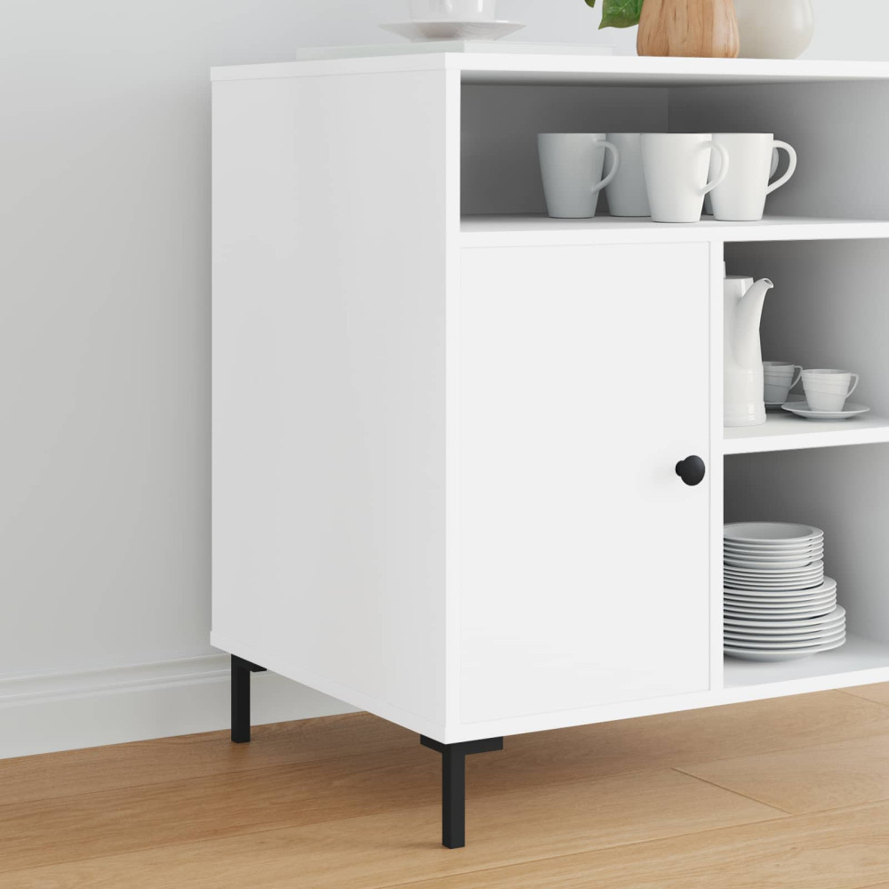 Produktbild för Stående Fötter 12 pcs Svart 57 x 57 x 100 mm Järn