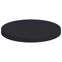 Produktbild för Möbelkuddar 2 pcs Svart Ø 30 x 2 mm EVA