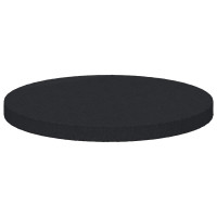 Produktbild för Möbelkuddar 2 pcs Svart Ø 30 x 2 mm EVA