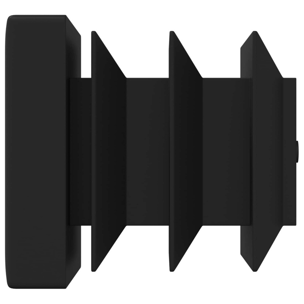 Produktbild för Slutkåpor 2 pcs Svart 15 x 15 x 15 mm PP