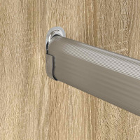 Produktbild för Klädhängarefäste 2 pcs Vitt zink 40 x 18 x 10 mm Järn