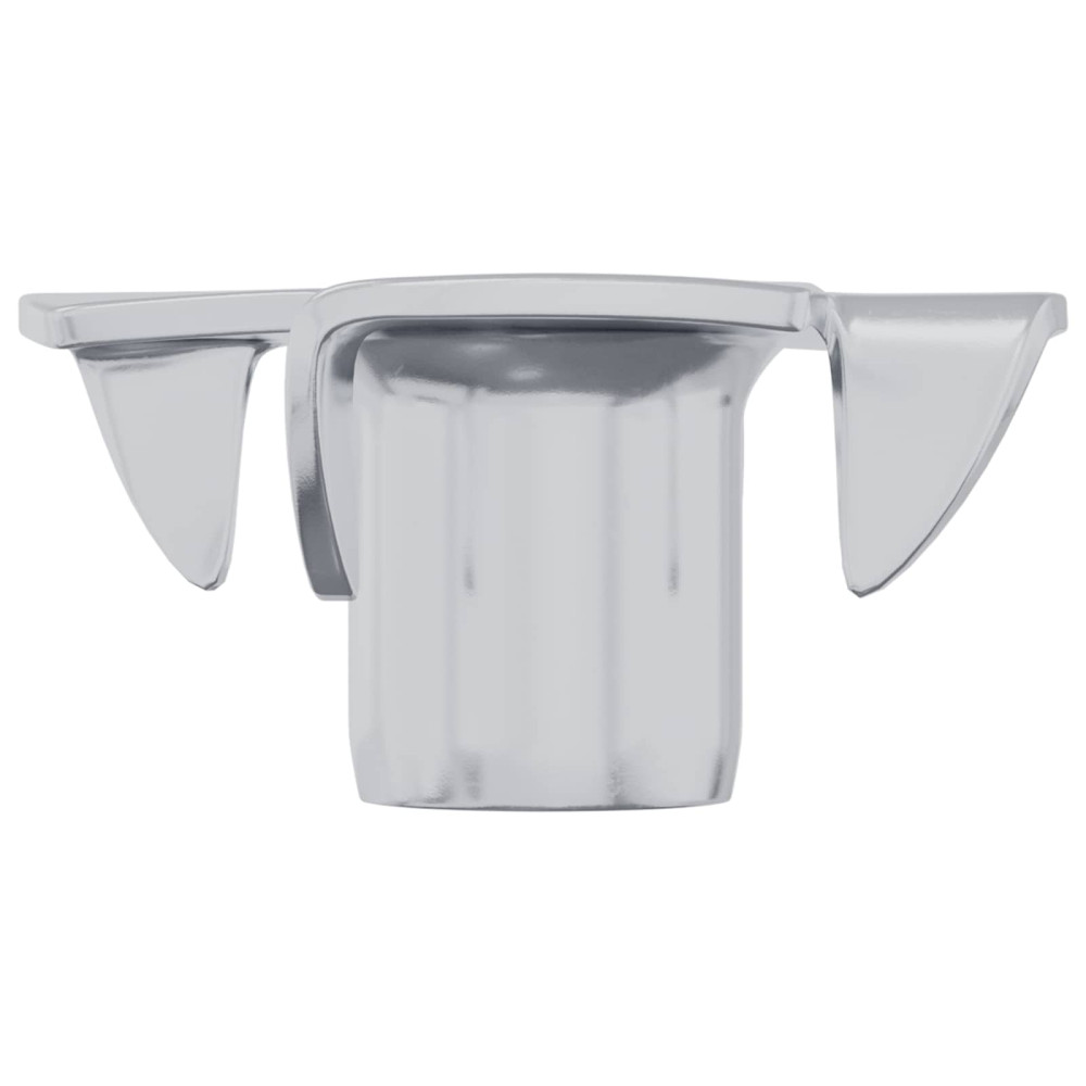 Produktbild för Prongad T-mutter 2 pcs Silver M6 mm Stål