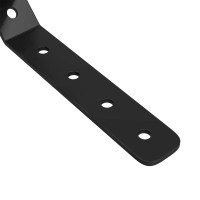 Produktbild för Krokar 12 pcs Svart M5 x 110 mm Järn