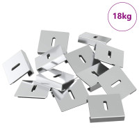 Produktbild för Spegelhållarbracket 340 pcs Nickel 35 x 30 x 8,3 mm Stål