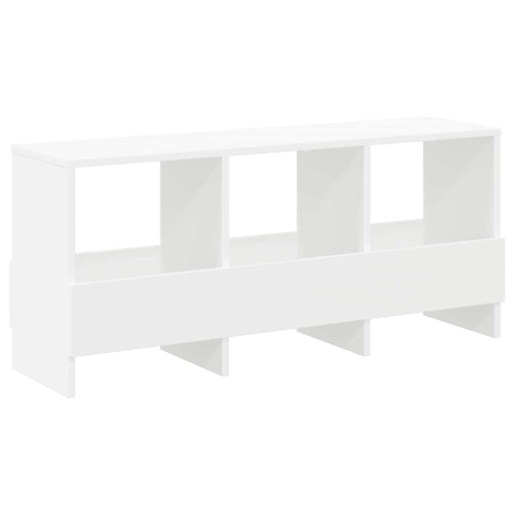 Produktbild för Tidningshylla Vit 102 x 30 x 45 cm