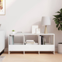 Produktbild för Tidningshylla Vit 102 x 30 x 45 cm